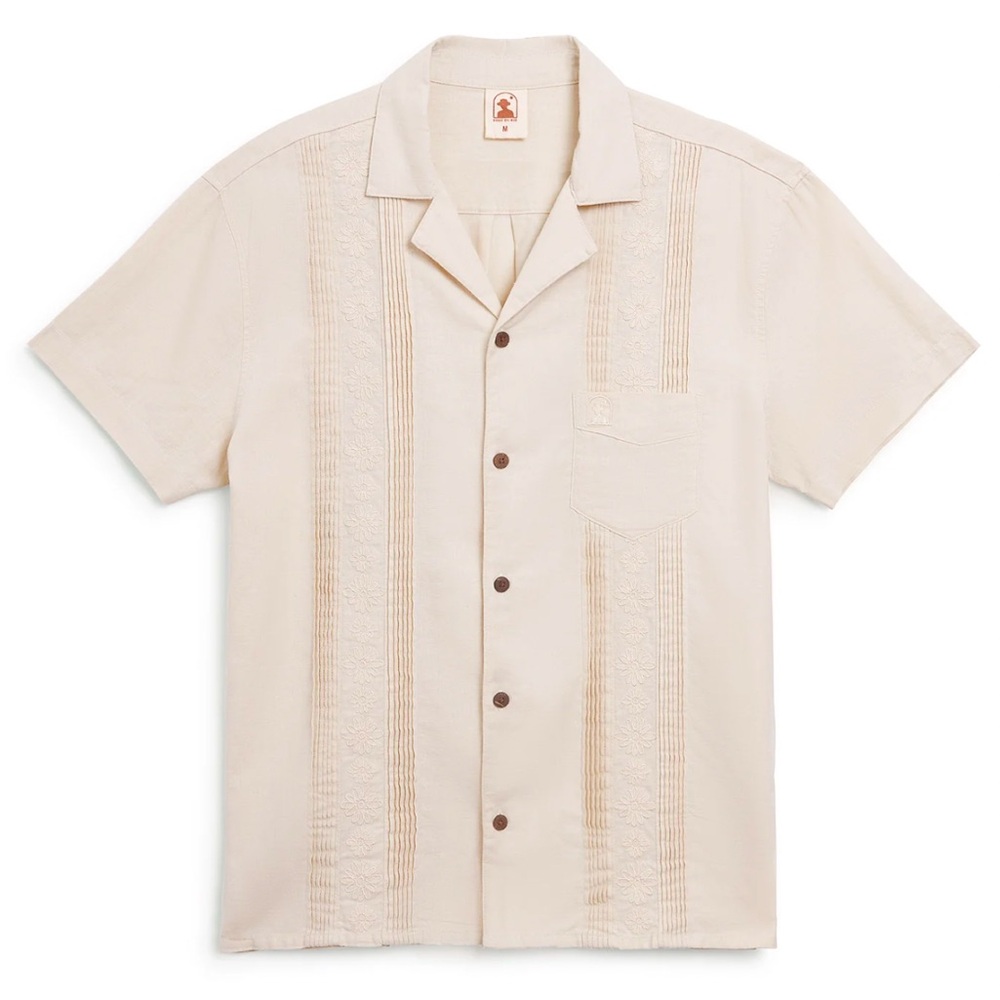 Dandy Del Mar the Brisa linen shirt - vintage ivory